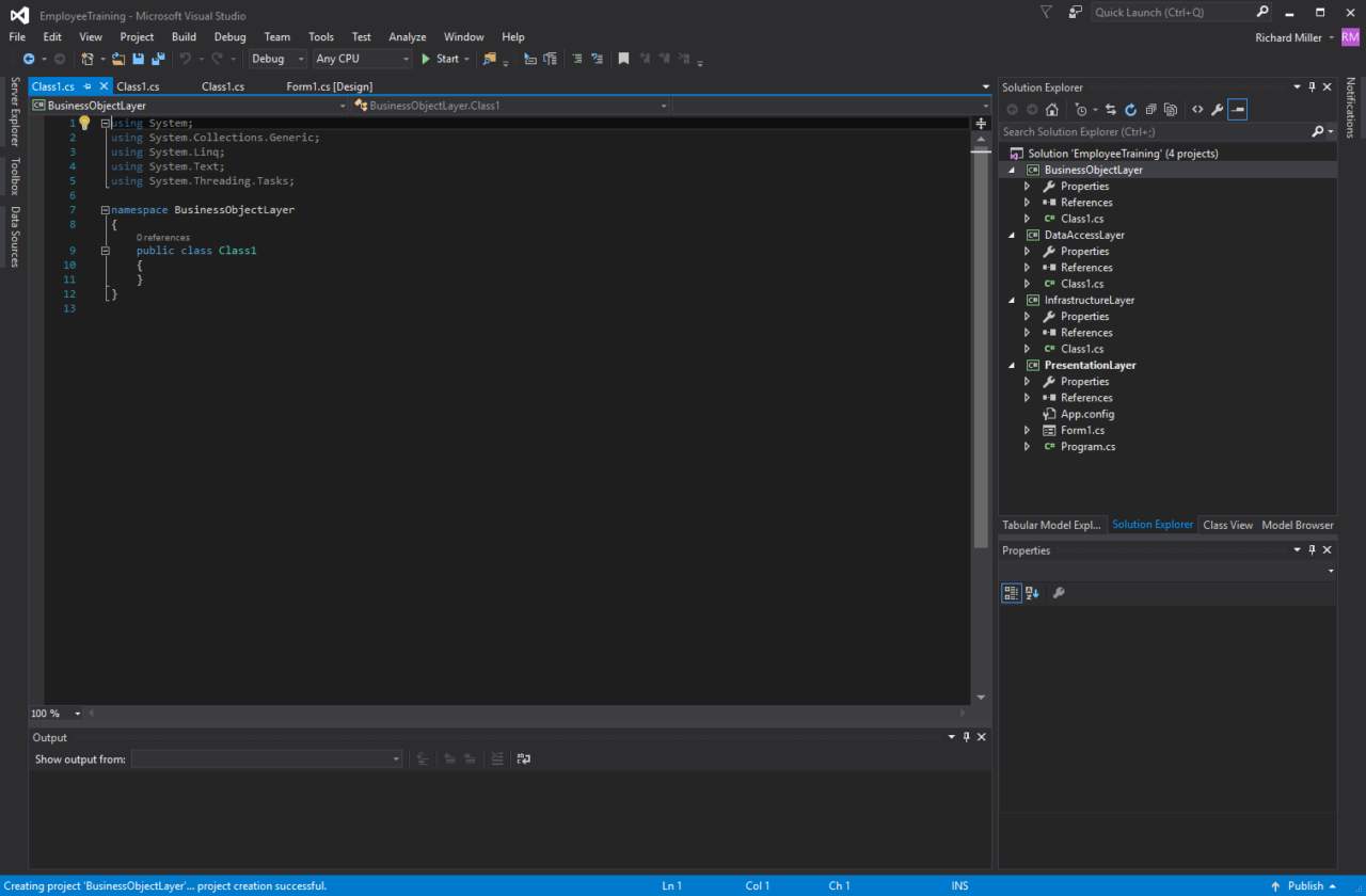 Creating Complex Solutions in Visual Studio – Part I: Setup | Pulp Free ...