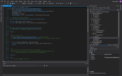 Creating Complex Solutions in Visual Studio – Part II: Logging