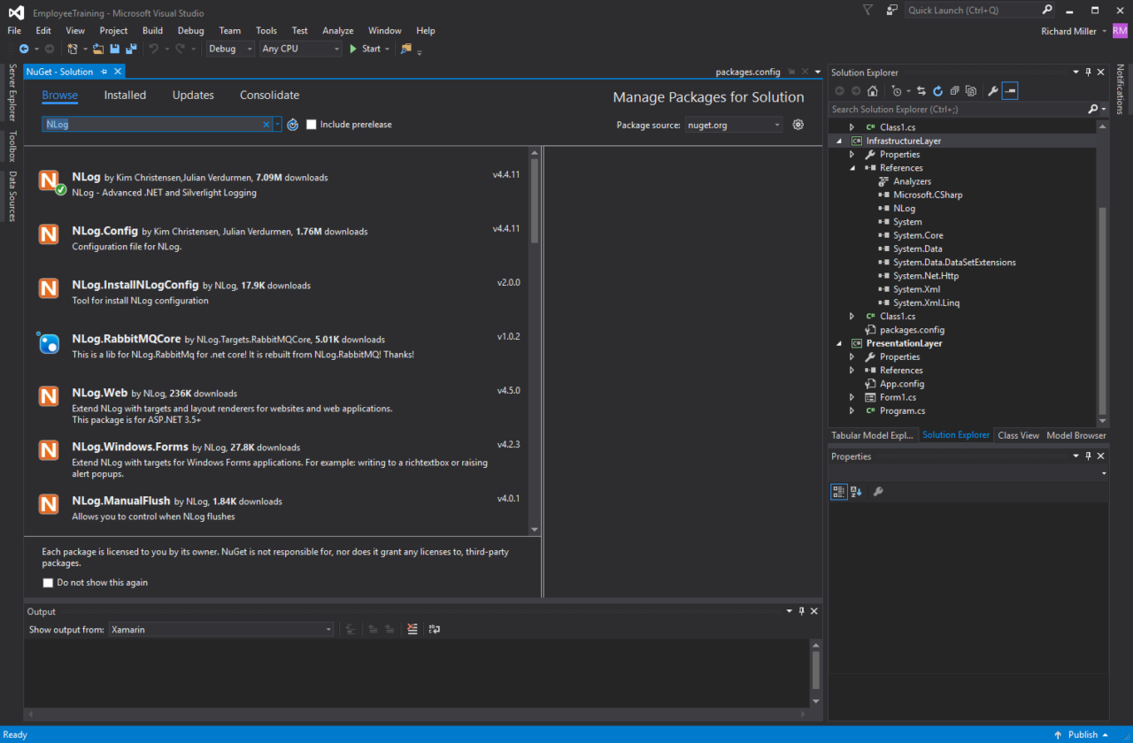 Creating Complex Solutions in Visual Studio – Part II: Logging | Pulp ...