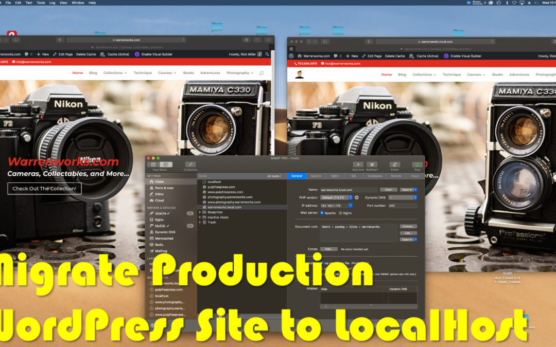 How To Migrate A Production WordPress Site To LocalHost with MAMP PRO
