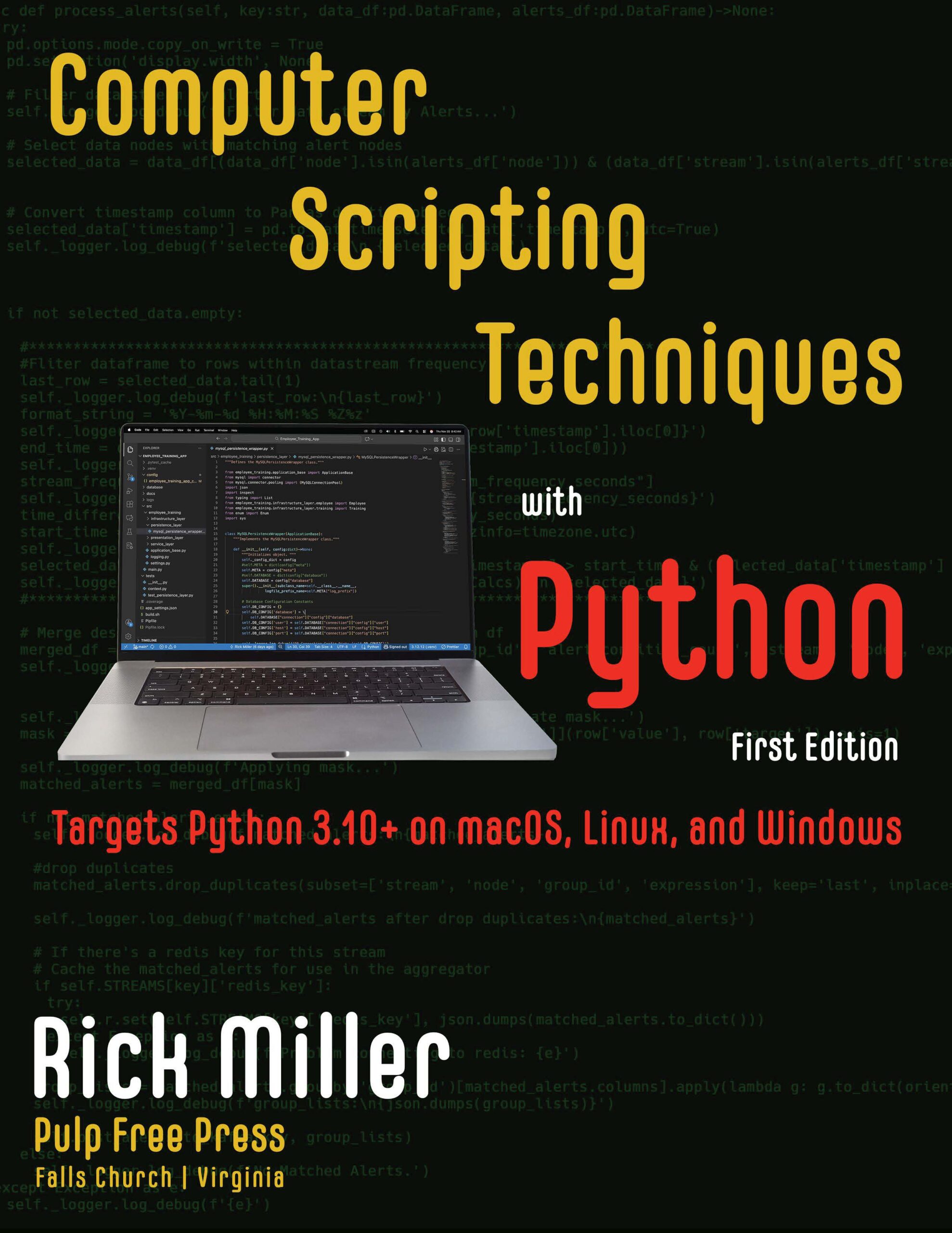 Computer Scripting Techniques with Python, First Edition